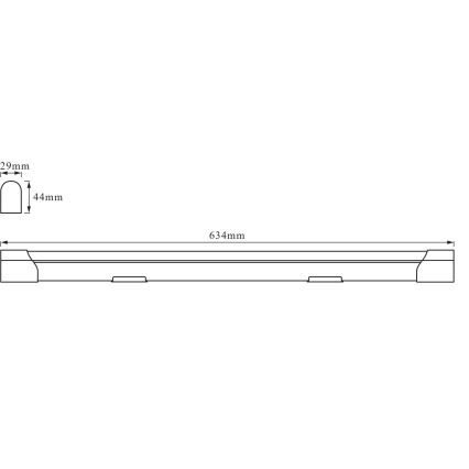 Osram - LED underskabsarmatur BATTEN LED/10W/230V 60 cm