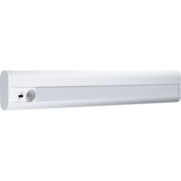Osram - LED underskabsarmatur med bevægelses- og skumringssensor LINEARLED LED/2,9W/9V 6xAA 4000K 31,4 cm hvid