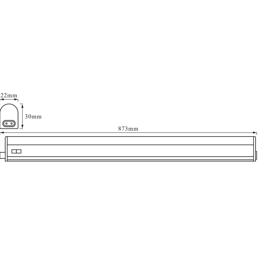 Osram - LED underskabslampe BATTEN LED/10W/230V