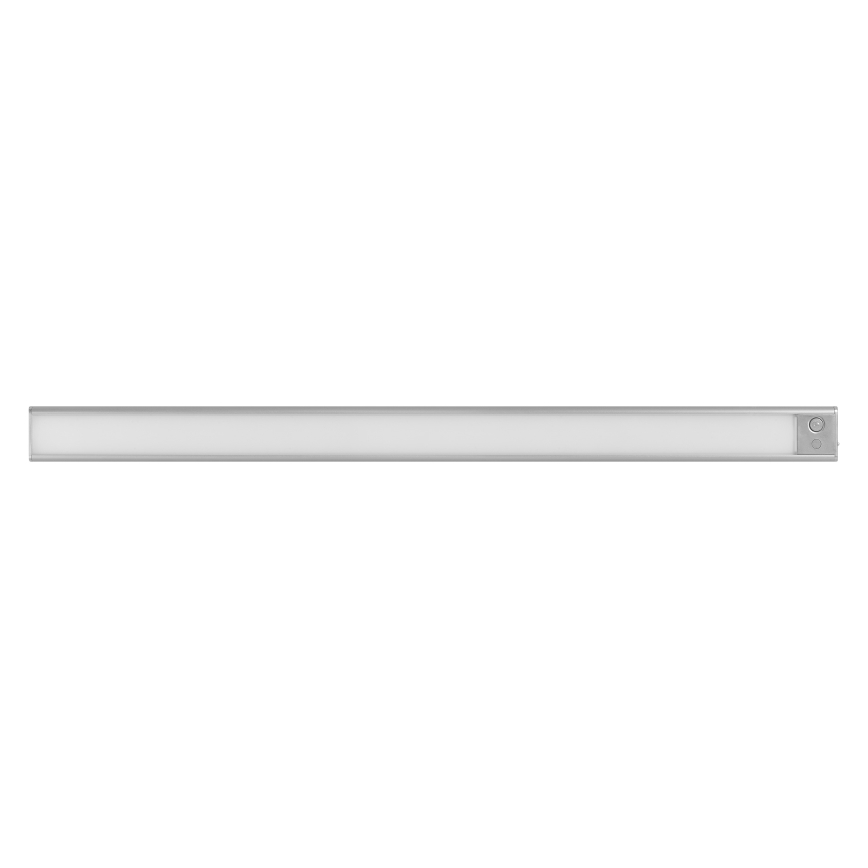 Osram - LED-underskabslampe med bevægelses- og skumringssensor LINEAR LED/4W/5V 3000/4000/6500K 60 cm grå