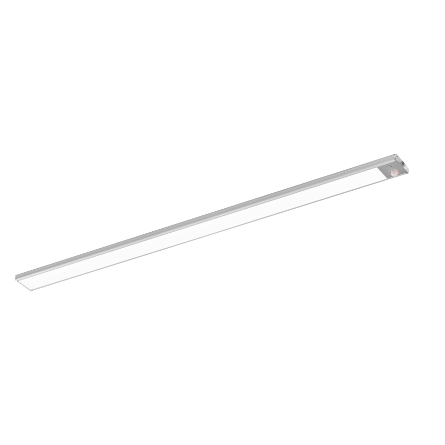 Osram - LED-underskabslampe med bevægelses- og skumringssensor LINEAR LED/4W/5V 3000/4000/6500K 60 cm grå