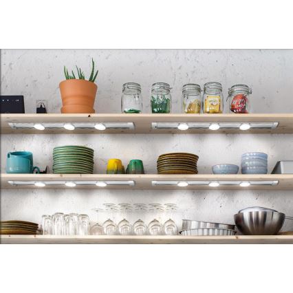 Osram - LED dæmpbar underskabsarmatur med bevægelsessensor LINEAR MAGNET LED/9,5W/230V 4000K 60 cm hvid