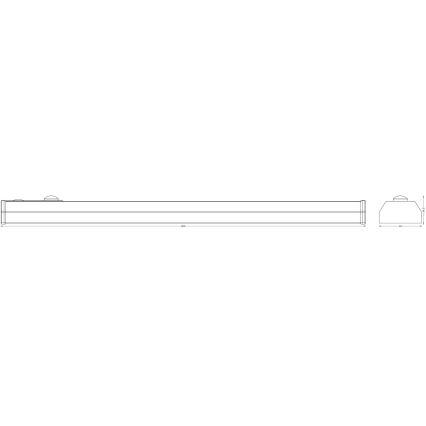 Osram - LED underskabslampe med sensor MOBILE LED/1W/3,7V 500 mAh 20 cm