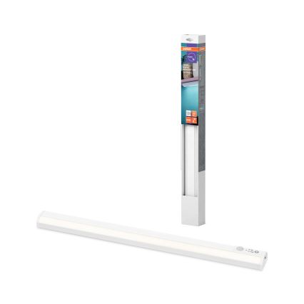 Osram - LED underskabslampe med bevægelses- og skumringssensor MOBILE LED/1W/5V 500 mAh 20 cm hvid