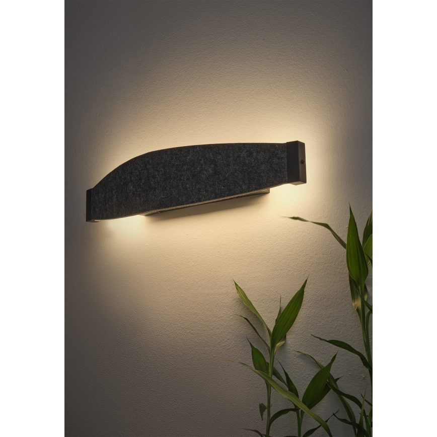 Osram - LED vægarmatur DECOR FLAT LED/13W/230V grå