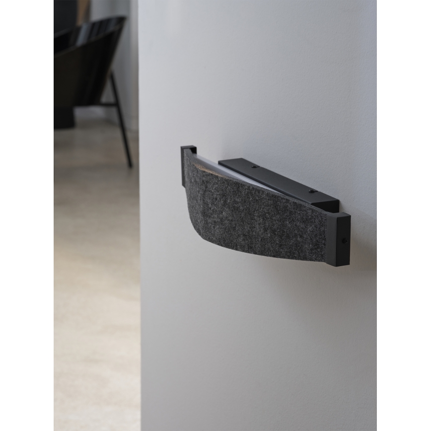 Osram - LED vægarmatur DECOR FLAT LED/13W/230V grå