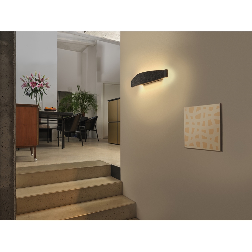 Osram - LED vægarmatur DECOR FLAT LED/13W/230V grå
