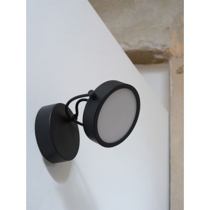 Osram - LED væglampe DECOR PUCK LED/11W/230V sort