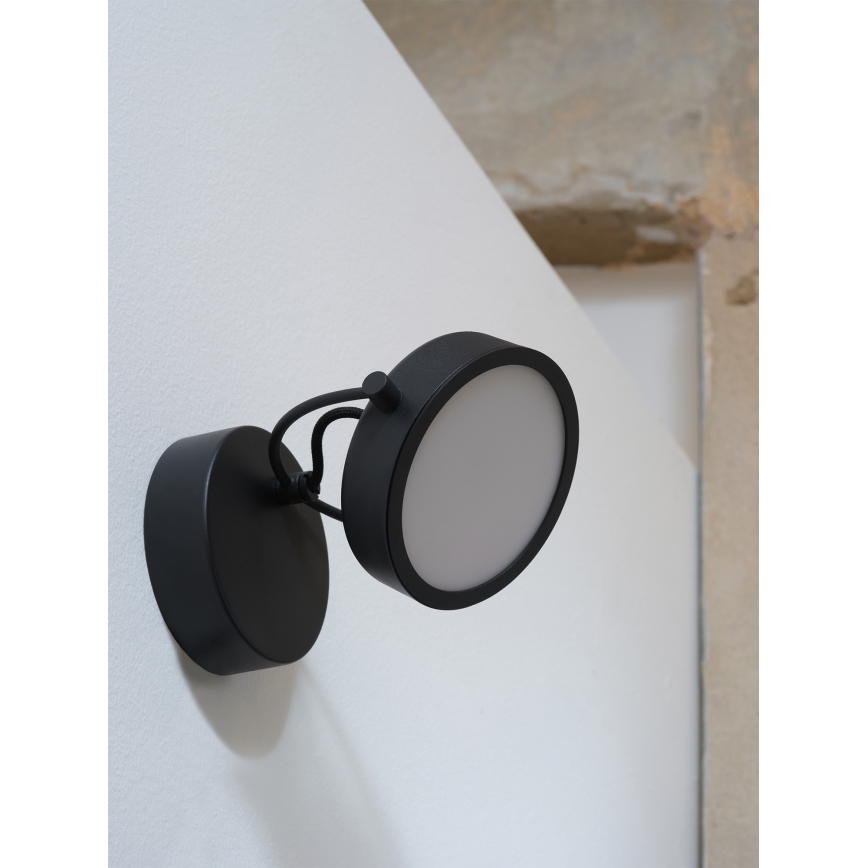 Osram - LED væglampe DECOR PUCK LED/11W/230V sort