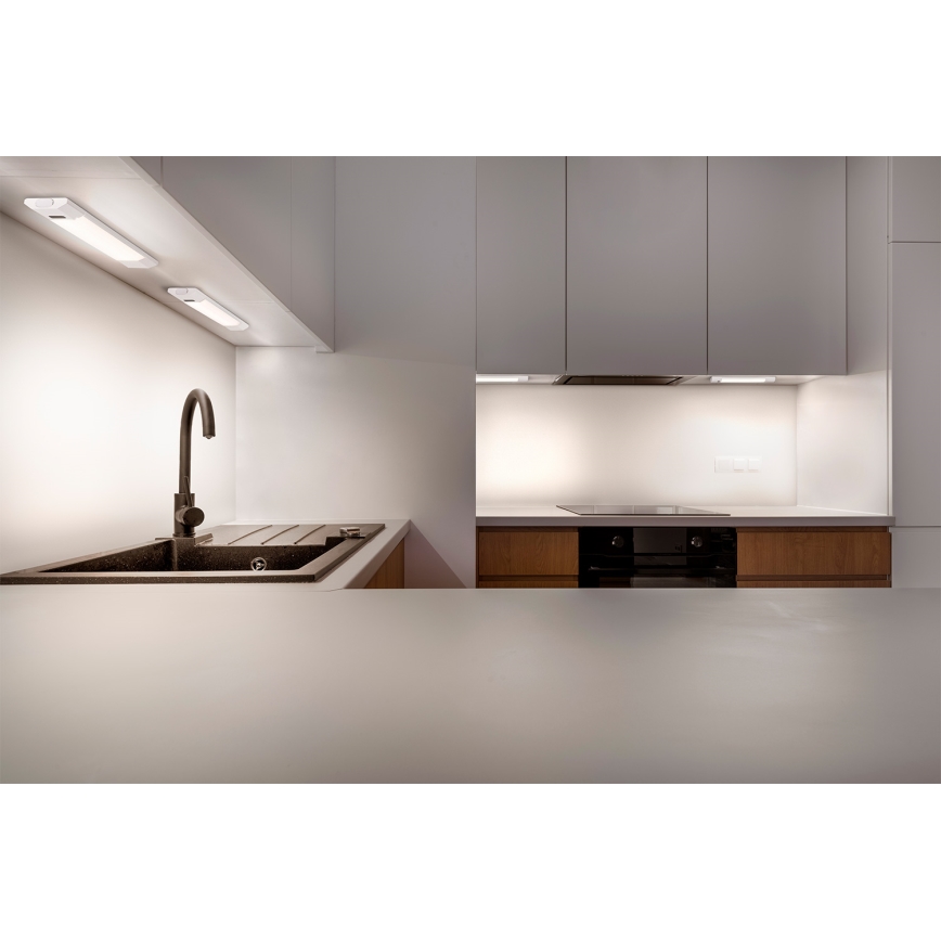 Osram - LED dæmpbar underskabslampe med bevægelsessensor LINEAR EDGE LED/4W/230V 3000/4000/6500K 30 cm hvid