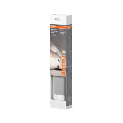 Osram - LED dæmpbar underskabslampe med bevægelsessensor LINEAR EDGE LED/4W/230V 3000/4000/6500K 30 cm hvid