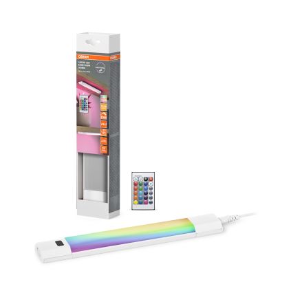 Osram - LED RGBW Dæmpbar underskabslampe med bevægelsessensor LINEAR EDGE LED/4W/230V 30 cm hvid + fjernbetjening