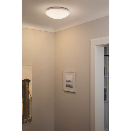 Osram - Loftlampe CEILING ESSENTIAL 1xE27/25W/230V Ø 25 cm hvid