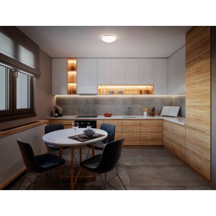 Osram - Loftlampe CEILING ESSENTIAL 1xE27/25W/230V Ø 25 cm hvid