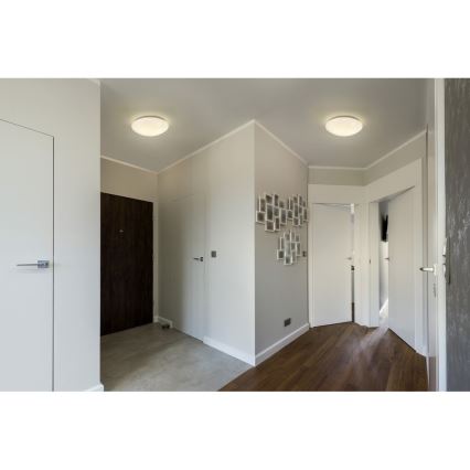 Osram - Loftlampe CEILING ESSENTIAL 2xE27/25W/230V Ø 35 cm hvid