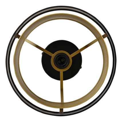 Osram - Loftlampe DECOR HORNET 1xE27/10W/230V Ø 30 cm sort/guld