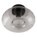 Osram - Loftlampe DECOR SMOKE 1xE27/12W/230V Ø 28 cm sort/røget grå