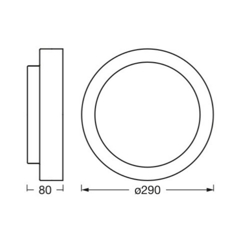 Osram - Loftlampe ORBIS MADRID 2xE27/10W/230V Ø 29 cm, sort