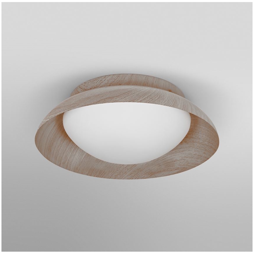 Osram - Loftlampe ORBIS MILAN 2xE27/10W/230V Ø 30,5 cm i trælook