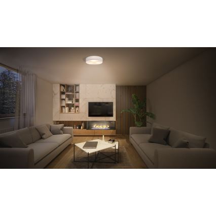 Osram - Loftlampe ORBIS PARIS 2xE27/25W/230V Ø 40 cm hvid