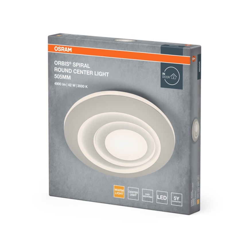 Osram - ORBIS SPIRAL loftlampe LED/42W/230V Ø 50,5 cm hvid