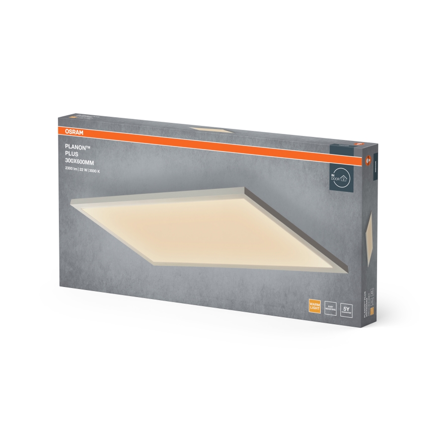 Osram - Overflademonteret LED-panel PLANON LED/22W/230V 3000K 30x60 cm hvid