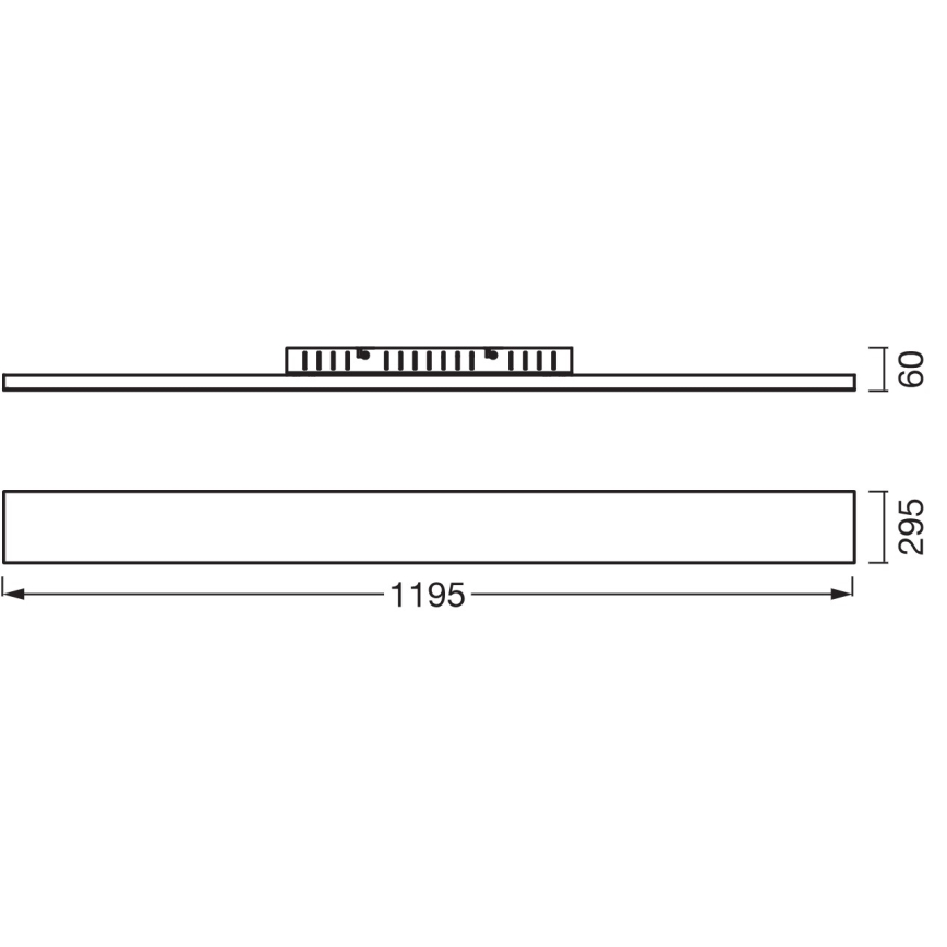 Osram - Overflademonteret LED-panel PLANON LED/40W/230V 3000K 30x120 cm hvid