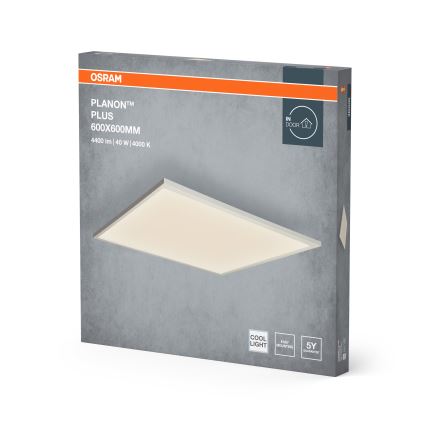 Osram - overflademonteret LED-panel PLANON LED/40W/230V 4000K 60x60 cm hvid