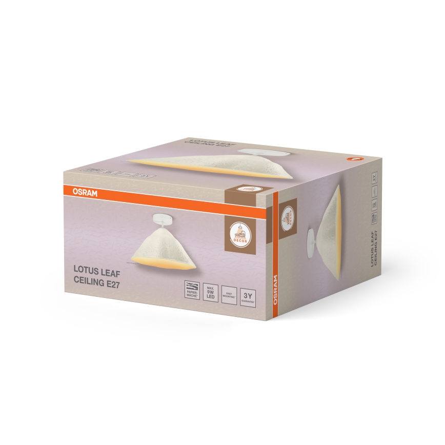 Osram - Overflademonteret loftlampe LOTUS LEAF 1xE27/9W/230V Ø 39,6 cm