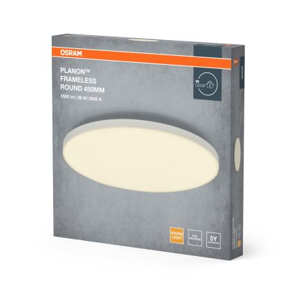 Osram - Påbygget LED-panel PLANON LED/28W/230V 3000K Ø 45 cm hvid