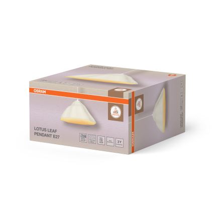 Osram - Pendel med wire LOTUS LEAF 1xE27/9W/230V Ø 39,6 cm