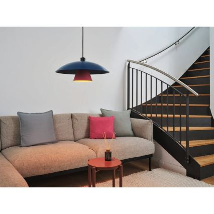 Osram - Pendel på kabel DECOR FLYING MUSHROOM 1xE27/25W/230V Ø 50 cm blå