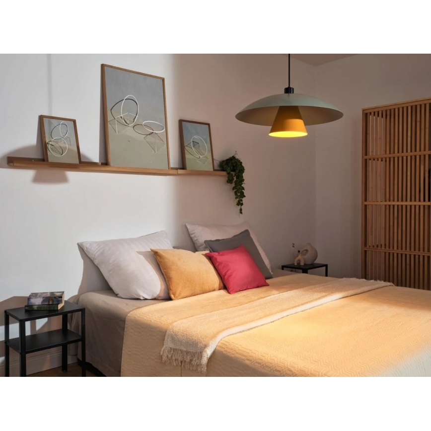 Osram - Pendel på kabel DECOR FLYING MUSHROOM 1xE27/25W/230V Ø 50 cm grøn