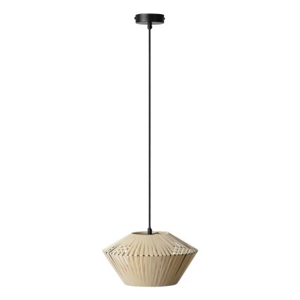 Osram - Pendel på kabel DECOR STRIPES 1xE27/10W/230V Ø 30,5 cm beige