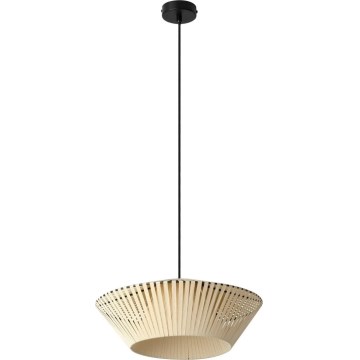 Osram - Pendel på kabel DECOR STRIPES 1xE27/10W/230V Ø 40,5 cm beige