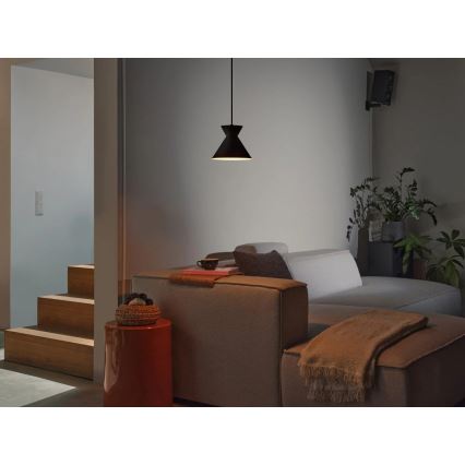 Osram - Pendel på ledning DECOR WAIST 1xE27/40W/230V sort