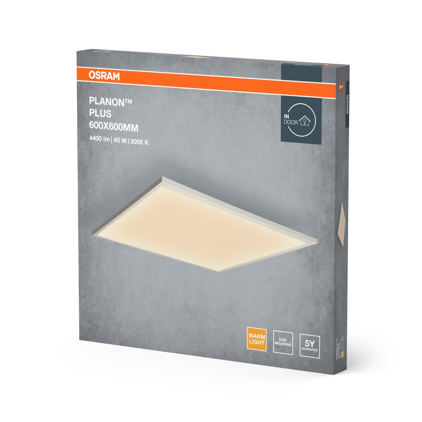 Osram - PLANON overflademonteret LED-panel 40W/230V 60x60 cm hvid
