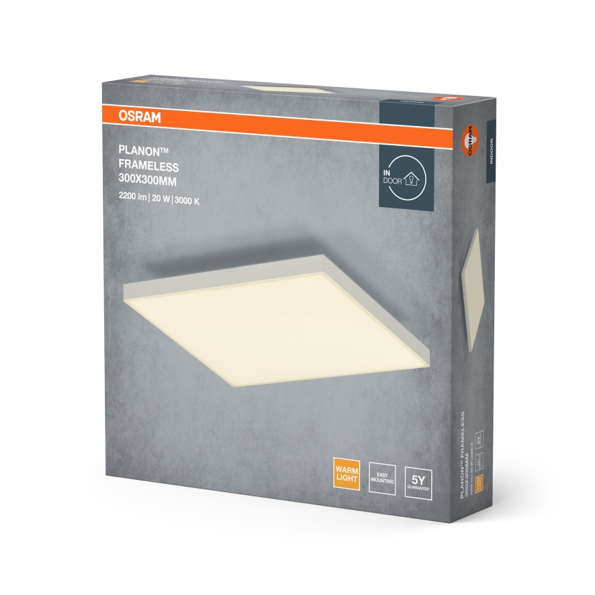 Osram - PLANON overflademonteret LED-panel LED/20W/230V 3000K 30x30 cm hvid