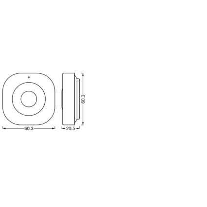 Osram - SMART+ bevægelsessensor 3,7V Wi-Fi 500 mAh