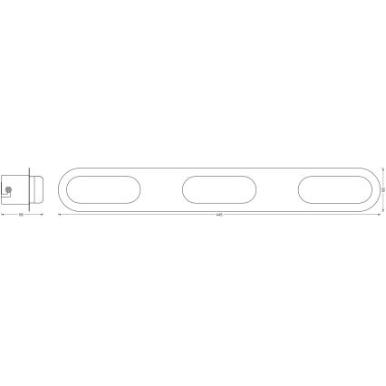 Osram - LED-dæmpbar væglampe til badeværelse SMART+ DUPLO LED/20W/230V 3000-6500K IP44 Wi-Fi