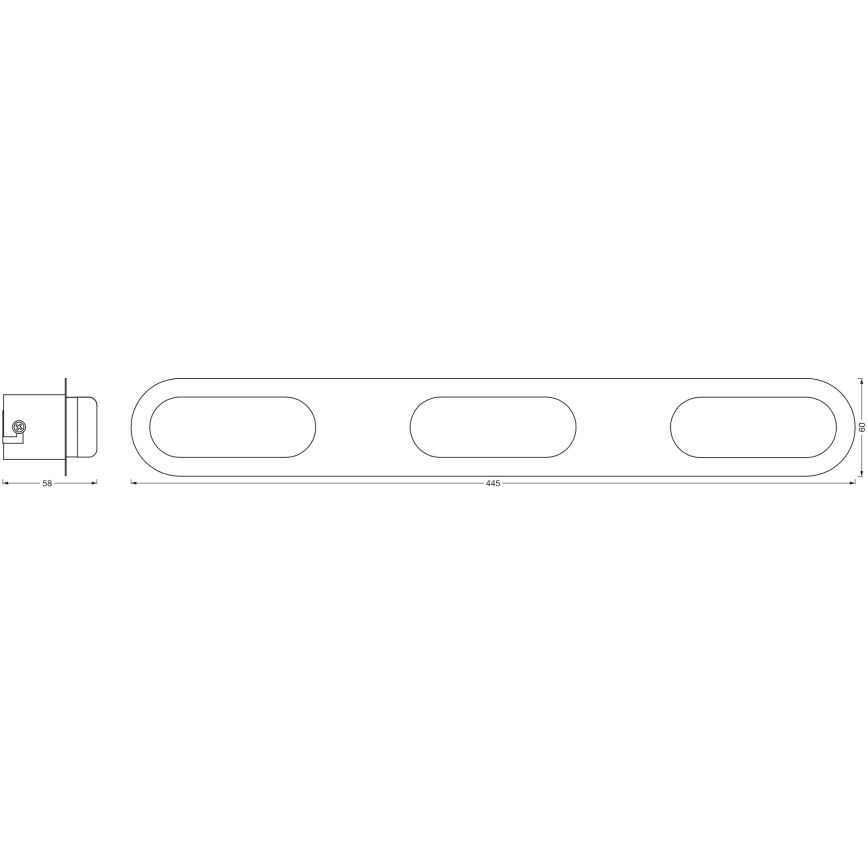 Osram - LED-dæmpbar væglampe til badeværelse SMART+ DUPLO LED/20W/230V 3000-6500K IP44 Wi-Fi
