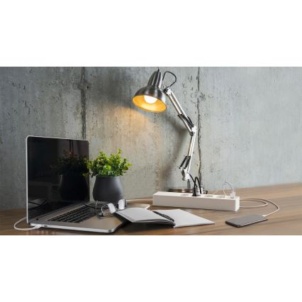 Osram - SMART+ forlængerledning med 4 stikkontakter (type F) + 2x USB-A + 2x USB-C, Wi-Fi