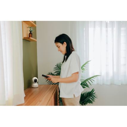 Osram - Smart indendørs 360°-kamera med 2K-sensor SMART+ 230V Wi-Fi
