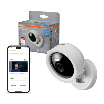 Osram - Smart indendørskamera med 2K-sensor SMART+ 230V Wi-Fi