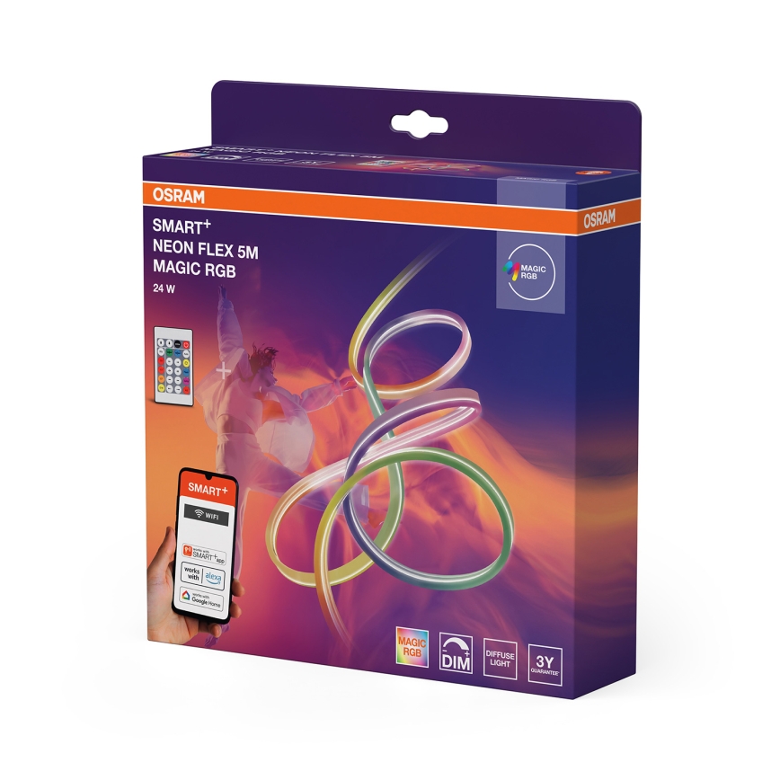 Osram - LED RGB Dæmpbar udendørs LED-strip SMART+ MAGIC 5m LED/24W/230V IP44 Wi-Fi+ fjernbetjening