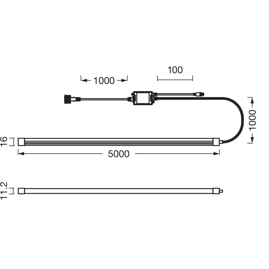 Osram - LED RGB Dæmpbar udendørs LED-strip SMART+ MAGIC 5m LED/24W/230V IP44 Wi-Fi+ fjernbetjening