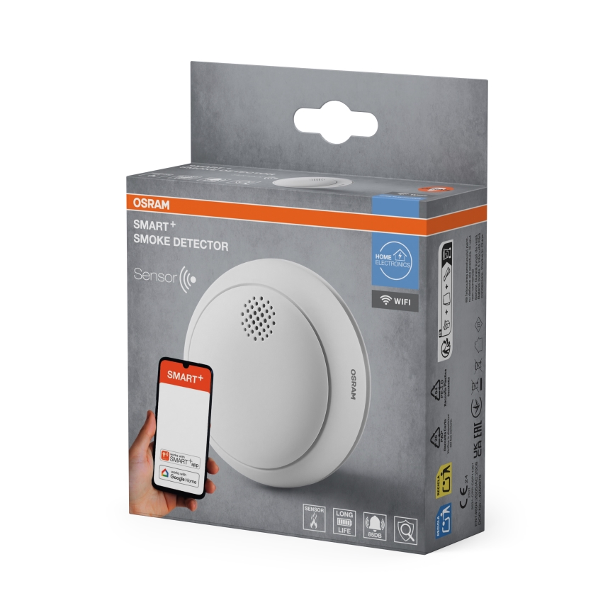 Osram - SMART+ røgalarm 3V Wi-Fi 1400 mAh