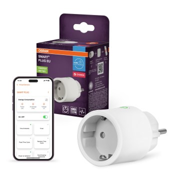 Osram - SMART+ SCHUKO smart stikkontakt 2300W/230V/10A hvid