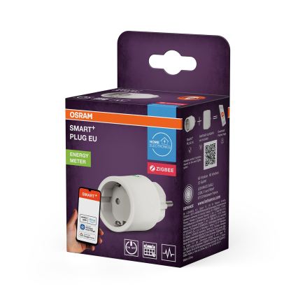 Osram - SMART+ SCHUKO smart stikkontakt 2300W/230V/10A hvid