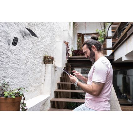 Osram - Smart solcellekamera med sensor 2K SMART+ 5V 5200 mAh IP66 Wi-Fi